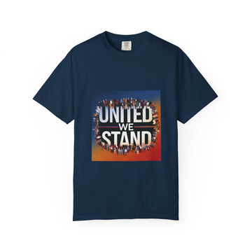 United We stand flag gradient t-shirt