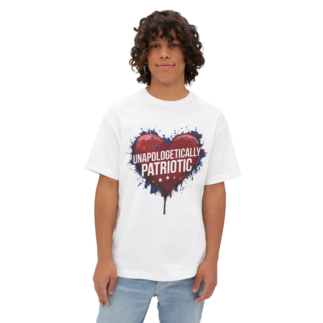 Unapologetically Patriotic Heart t-shirt